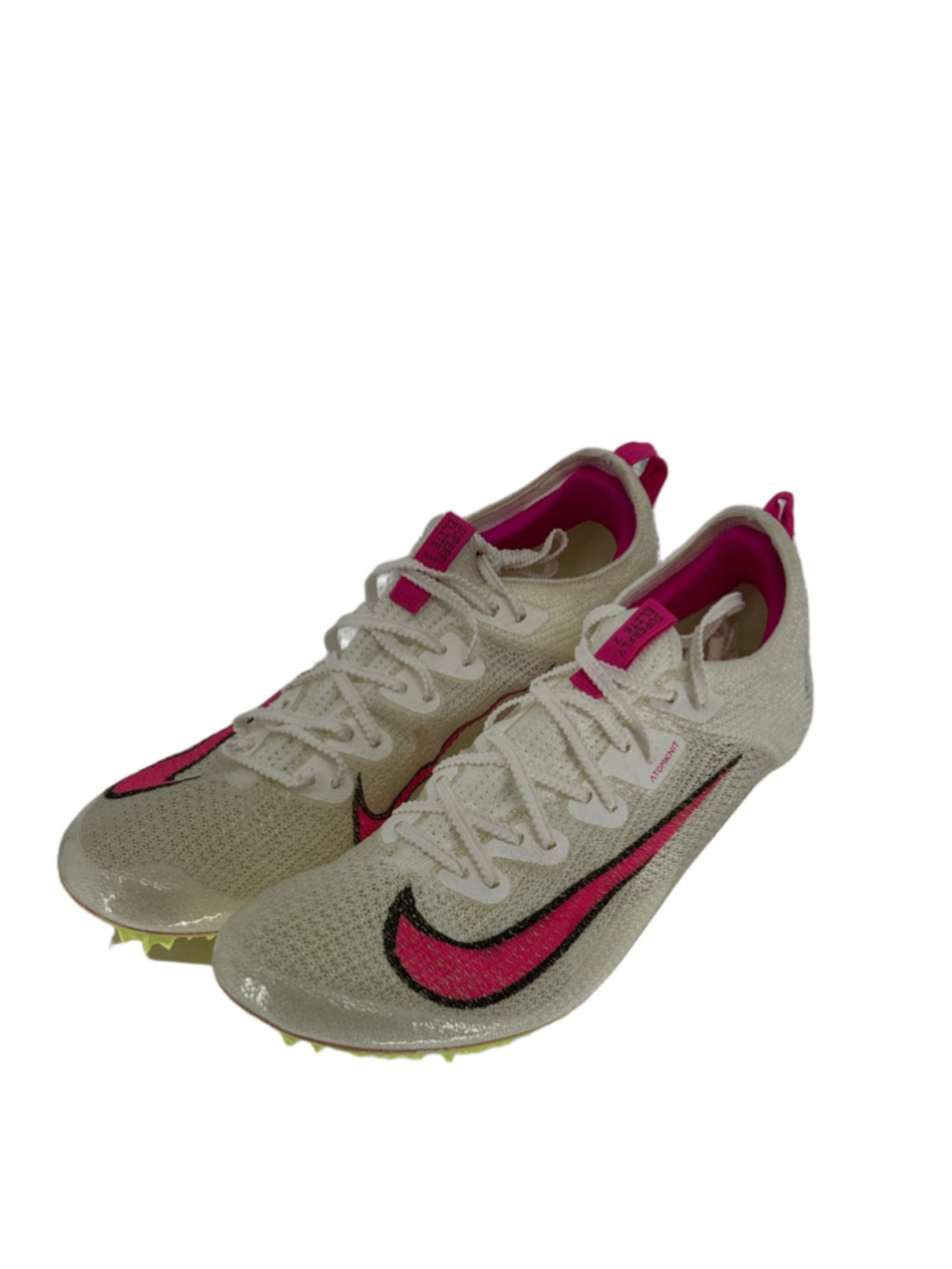 Nike Superfly Elite 2 Track Spikes Men's White and Pink Athletic Shoes size 10